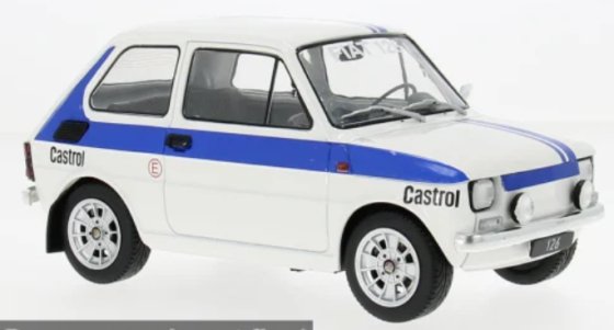 Fiat 126, blanc/bleu, 1972