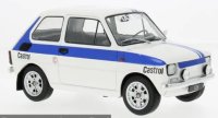 Fiat 126, wit/blauw, 1972