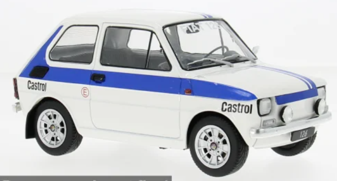 Fiat 126, wit/blauw, 1972