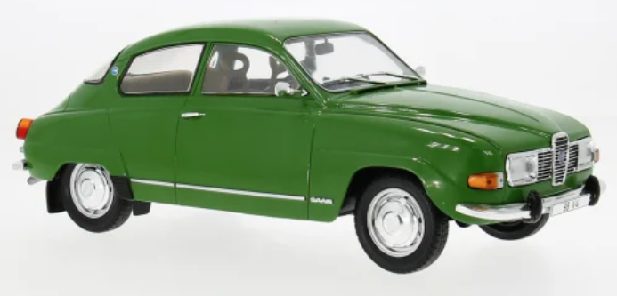 Saab 96 V4, dunkelgroen, 1970