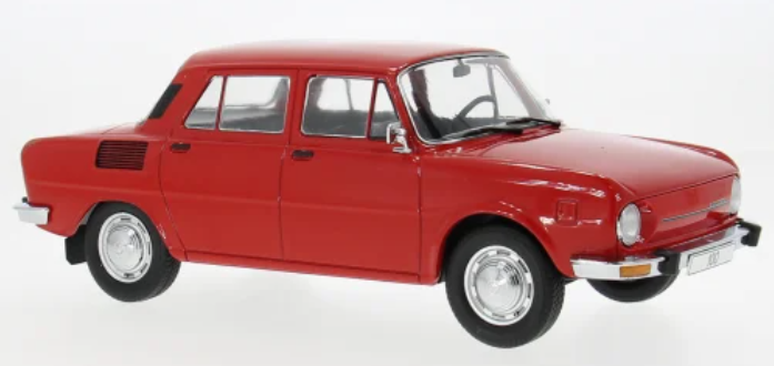 Skoda 100, rood, 1969