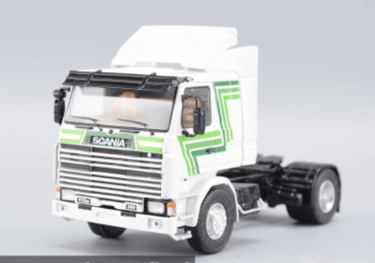 Scania 113 M, wit/Dekor, 1987, 1:43