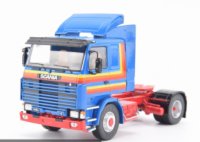 Scania 113 M, blauw/Dekor, 1987, 1:43