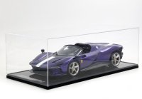 Ferrari Daytona SP3 Serie Icona Tetto aperto Viola Dino e striscia bianca