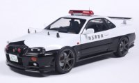 NISSAN SKYLINE GT-R (BNR34) JAPANESE POLICE WHITE 1999