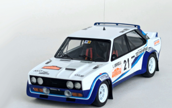 FIAT 131 ABARTH - SANREMO RALLY 1977: LIVIO LORENZ