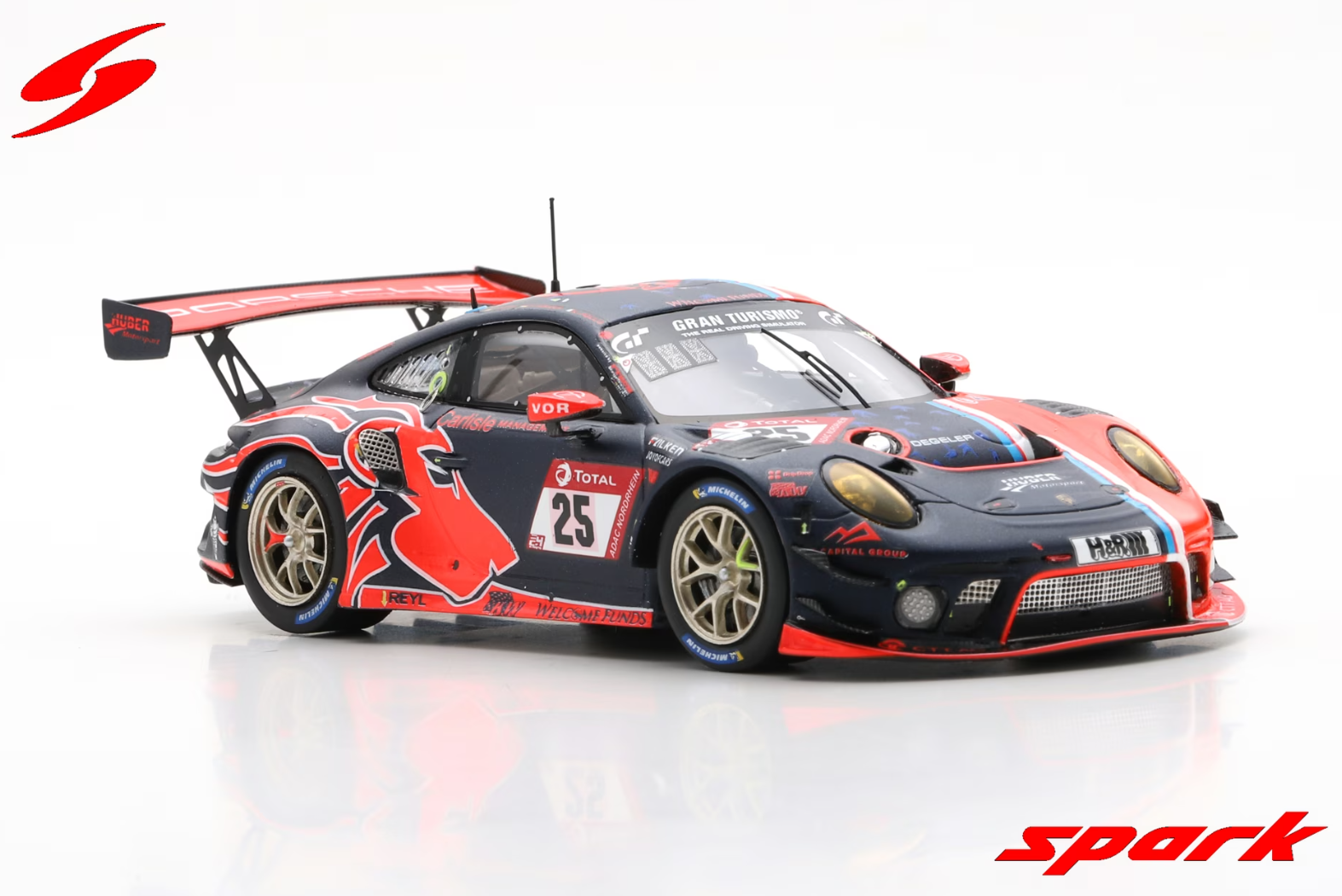 PORSCHE 911 GT3 R N°25 HUBER MOTORSPORT WINNER PR