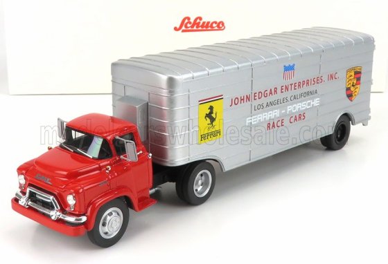 GMC Truck Car Transporter Team John Edgar Enterprises 1/43 Schuco