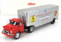 GMC - TRUCK CAR TRANSPORTER TEAM JOHN EDGARD ENTERPRISES INC. LOS ANGELES CALIFORNIA FERRARI - PORSCHE RACE CARS 1950