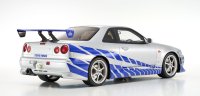 NISSAN - BRIAN'S SKYLINE GT-R (R34) RHD 2001 - BRIAN O'CONNER - FAST & FURIOUS - SILVER BLUE