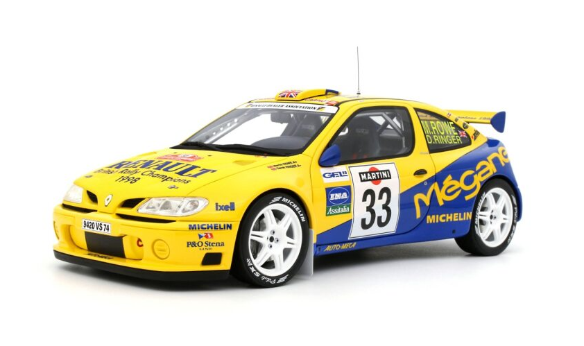 RENAULT MEGANE MAXI #33 M. ROWE- SAN REMO 1998