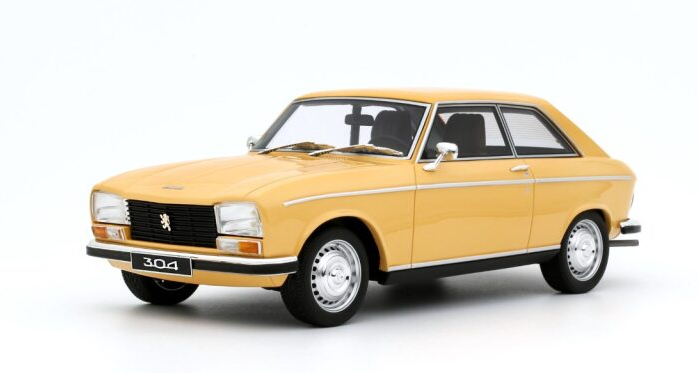 PEUGEOT - 304 S COUPE 1972 - YELLOW
