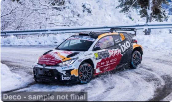 Toyota GR Yaris Rally2, Rallye Monte Carlo, 2026, #34, E.Delecour/S.De Castelli, 1:18
