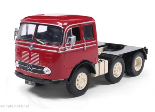 Mercedes LPS 333, rood, 1960, 1:43
