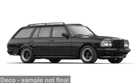 Mercedes 500 TE V8 AMG (S123), zwart, 1979, 1:43