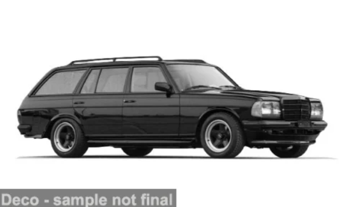 Mercedes 500 TE V8 AMG (S123), zwart, 1979, 1:43