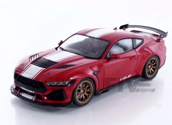 FORD - MUSTANG SHELBY SUPER SNAKE COUPE 2025 - RED WHITE