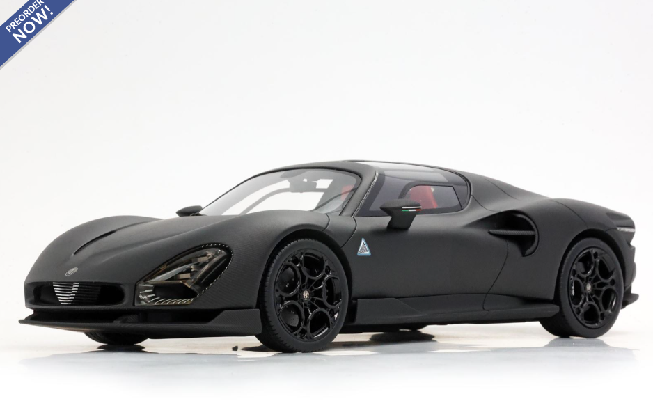 Alfa Romeo 33 Stradale Matt carbon e base rossa