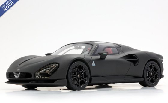 Alfa Romeo 33 Stradale Matt carbon e base rossa