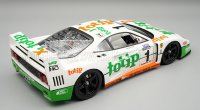 FERRARI - F40 3.0L TURBO V8 TEAM TOTIP OBERMAIER RACING N 1 WINNER ITALY GT VALLELUNGA 1994 MAURO TIRONE - WHITE GREEN ORANGE