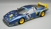 FERRARI - 512BB LM 4.9L TEAM CHARLES POZZI JMS RACING N 76 24h LE MANS 1980 PIERRE DIEUDONNE - JEAN XHENCEVAL - HERVE REGOUT - BLUE MET YELLOW