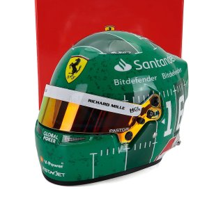 Charles Leclerc Ferrari Austin GP 2023 1/2 schaal miniatuurhelm