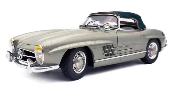 MERCEDES BENZ - 300SL ROADSTER SPIDER SOFT-TOP CLOSED (W198) 1954 - 2 TONE GREEN