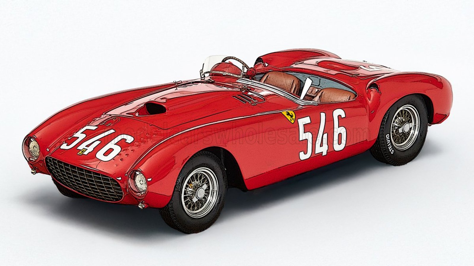 Modèle réduit Ferrari - 375mm Spider N 546 Mille Miglia 1954 Piero...