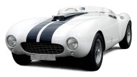 FERRARI - 375MM SPIDER N 0 RACE VERSION 1954 MASTEN GREGORY - WHITE BLUE