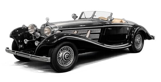 MERCEDES BENZ - 500K SPEZIAL ROADSTER CABRIOLET OPEN 1935 - BLACK