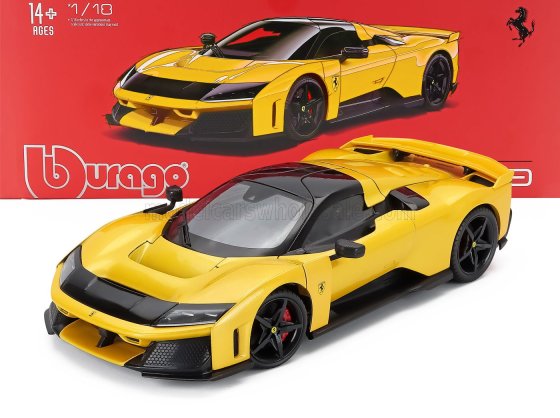 FERRARI - F80 2024 - BLACK WHEELS - GIALLO TRISTRATO - YELLOW MET