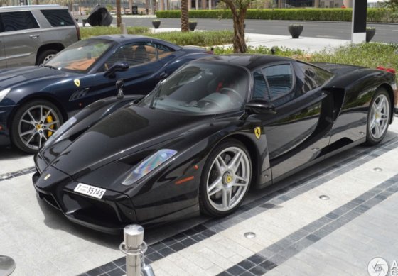 Ferrari Enzo diecast apribile Nero DS - cerchi Silver - Luxury pack