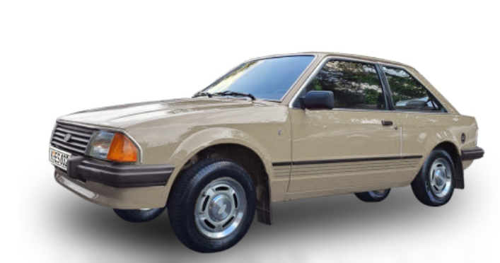 Ford Escort Mark III Ghia, gold, 1983, 1:18