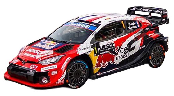 TOYOTA GR Yaris Rally1 N°1 TOYOTA GAZOO RACING WRT 3RD Rallye Monte Carlo 2026 Ogier - Landais