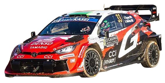TOYOTA GR Yaris Rally1 N°33 TOYOTA GAZOO RACING WRT 2ND Rallye Monte Carlo 2026 Evans-Martin