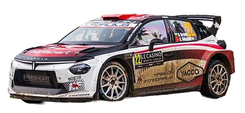 LANCIA Ypsilon HF N°22 LANCIA CORSE HF Rallye Monte Carlo 2026 Gryazin-Aleksandrov