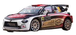 LANCIA Ypsilon HF N°22 LANCIA CORSE HF Rallye Monte Carlo 2026 Gryazin-Aleksandrov