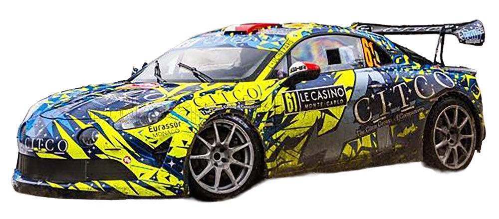 ALPINE A110 N°61 CHRISTOPHE BERARD Rallye Monte C