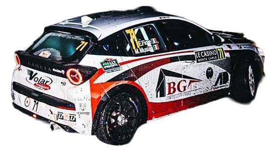 LANCIA Ypsilon N°71 EMANUELE FIORE Rallye Monte Carlo 2026 Fiore-Musiari