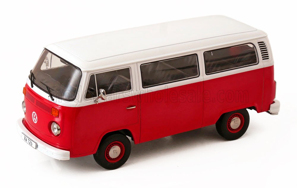 VOLKSWAGEN - T2b MINIBUS 1972 - RED WHITE