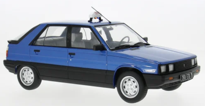 Renault 11 GTL, blauw, 1985, Taxi (F), 1:18