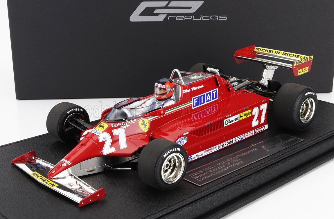 FERRARI - F1 126CK N 27 WINNER MONACO GP (WITH PIL