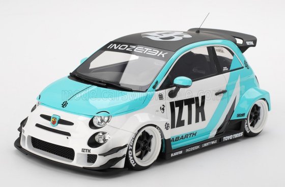 FIAT - NUOVA 500 ABARTH 595 LB WORKS ABAS IZTK 2024 - WHITE LIGHT BLUE