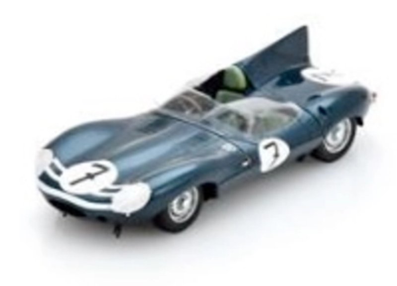 JAGUAR D-Type N°7 24H Le Mans 1958N. Sanderson J. Lawrence