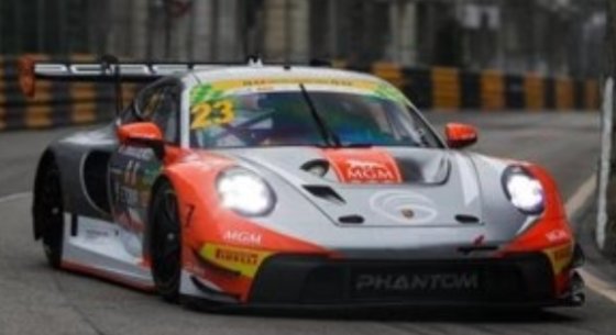 Porsche 911 GT3 R (992) No.23 Phantom Global Racing Macau GT Cup - FIA GT World Cup 2025 Dorian BOCCOLACCI Limited 300 SA314 - 1:43