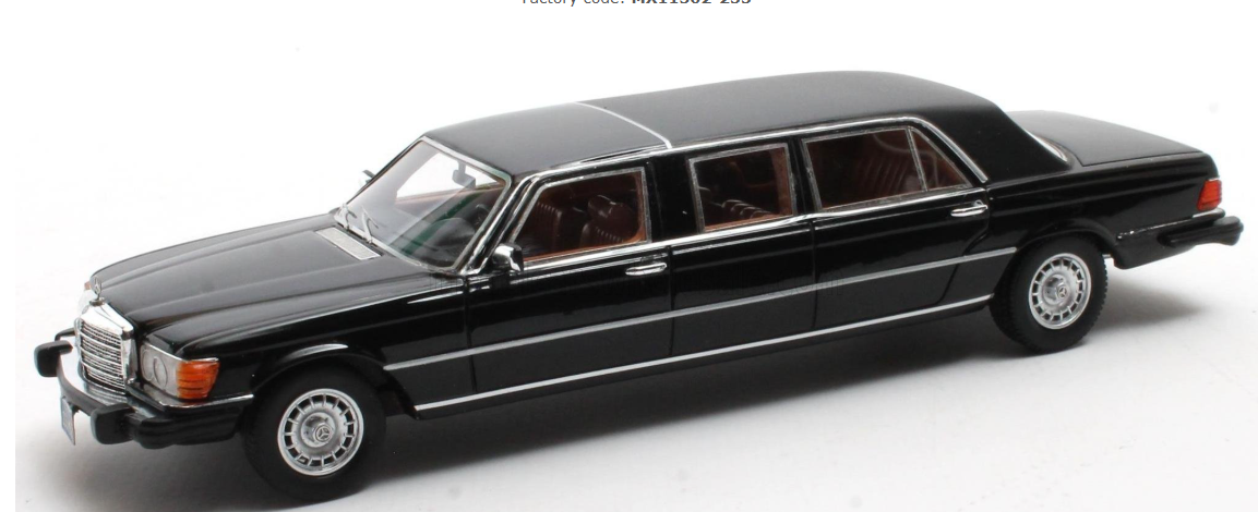 MERCEDES BENZ - S-CLASS 450SEL 6.9 (W116) LIMOUSIN