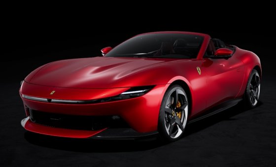 FERRARI - AMALFI SPIDER 2025 -WITH SHOWCASE - ROSSO MAGMA - RED