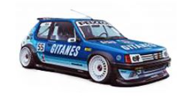 PEUGEOT - 205 GTi BLACKFISH GIT-ANES TRIBUTE 1990