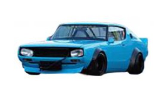 NISSAN - SKYLINE 2000 GT-R (KPGC110) KENMERI LB WORKS 1972 - BLUE