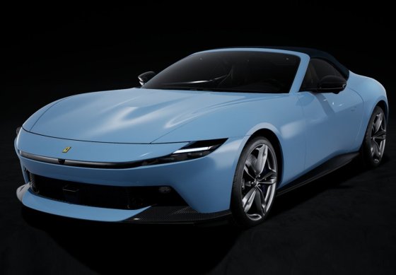Ferrari Amalfi spider Azzurro La Plata